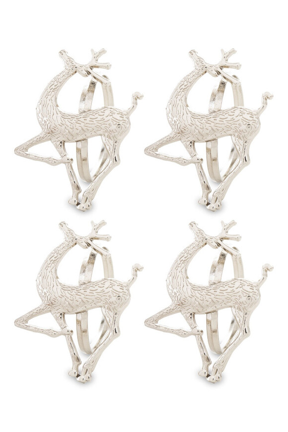 Renifer Elegance, świąteczne obrączki na serwetki