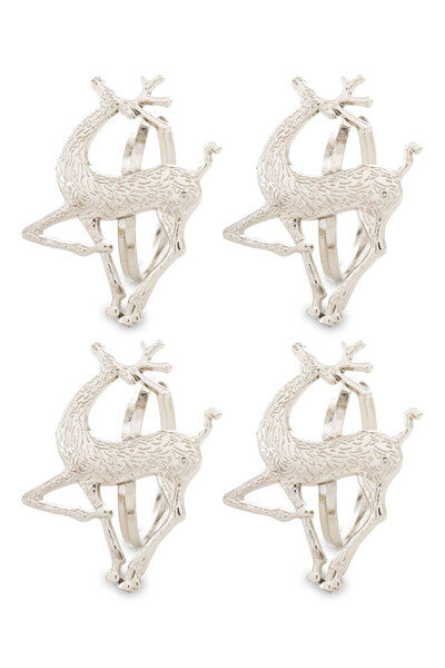 Renifer Elegance, świąteczne obrączki na serwetki