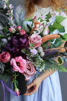 Delania Serenada 2, bukiet nagrobny we wkładzie