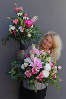 Pink Rome, komplet dekoracji nagrobnych