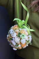 Yellow Decor, dekoracyjna kula kwiatowa