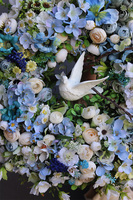 atrakcyjny kwiatowy wianek, Gołębica