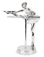 Od Ręki. Balerina Perle, figurka srebrna, wym.18.5x13.5x7 cm 