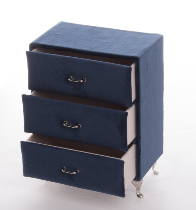 szkatułka / szufladki Florencja Granat, wym.19.5x15x9.5cm