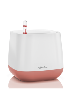 Yula, doniczka z nawadnianiem, koral, wym.15x16.5cm