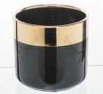 Glenn Black&Gold, osłonka ceramiczna, wym.11x11.5cm