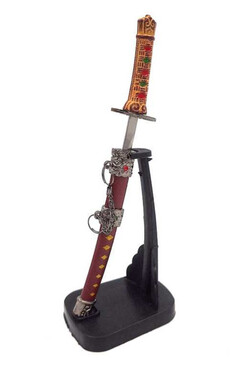 Katana, nóż do papieru, wys.18cm