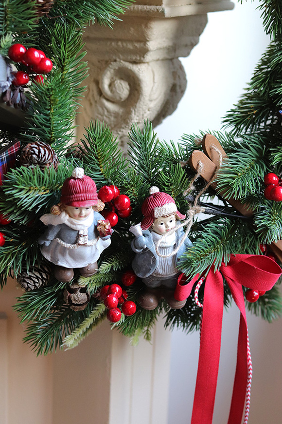 Świąteczna Przygoda, świąteczny wianek na drzwi