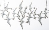 decor ścienny z mewami, Seagull, wym.44x94x1cm