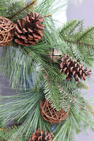 Zielono Nam, wianek dekoracyjny, zimowy, śr.60cm