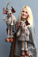 Reny Skandynawskie A, laleczka zimowa stojąca, chłopiec