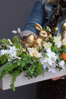 Longia Milio, podłużna kompozycja wielkanocna, wym.28x77cm