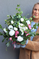 Serce Pełne Miłości 2, bukiet nagrobny do wazonu