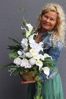 Kalle Biel, dekoracja nagrobna w złotym naczyniu