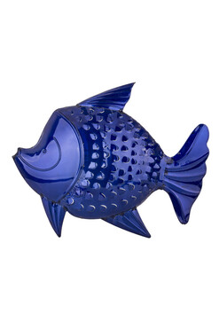 dekoracja ścienna ryba Blue B, wym.36x42x4cm