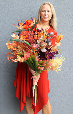 Gedonata Fall, jesienny bukiet do wazonu, wys.113cm