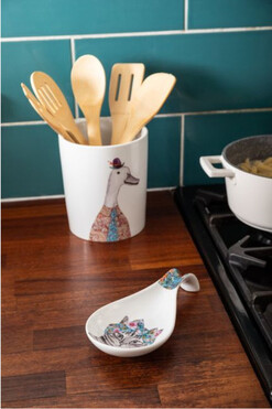 Aquarel Pets, podstawka pod łyżkę z kotem, wym.21x11cm