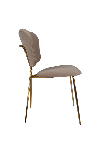 Madame Butterfly, krzesło z obiciem, beżowe