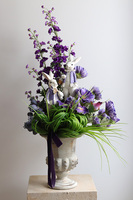 Violette, elegancka kompozycja wiosenna, wym.80x38x32cm