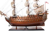 HMS Victory, ekskluzywny model żaglowca z rozwiniętymi żaglami