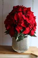 Gwiazda Betlejemska Silver Glam, wysokiej jakości sztuczna roślina