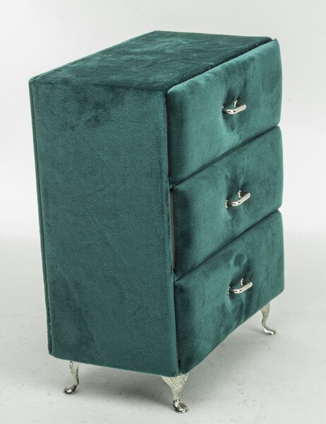 szkatułka / szufladki Florencja Malachit, wym.19.5x15x9.5cm