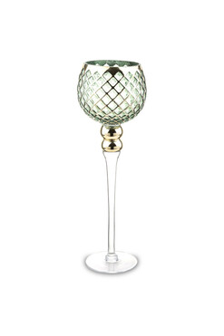 Jardin Glamour C, elegancki świecznik kielich, wys.40cm