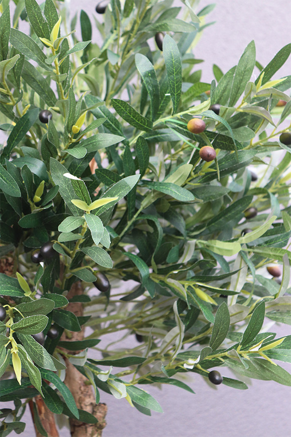 Oliwka Ares Blue, sztuczne drzewko w kobaltowej donicy