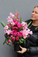 Mieczyki Róż, komplet bukietów nagrobnych