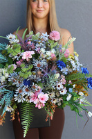 nagrobna dekoracja w osłonce, Polne Kwiaty 2