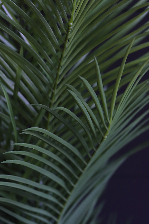 Haiti Silver Deluxe, sztuczna palma w srebrnej donicy