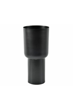 Nero B, metalowy wazon 1 szt., wym.17x17x31cm