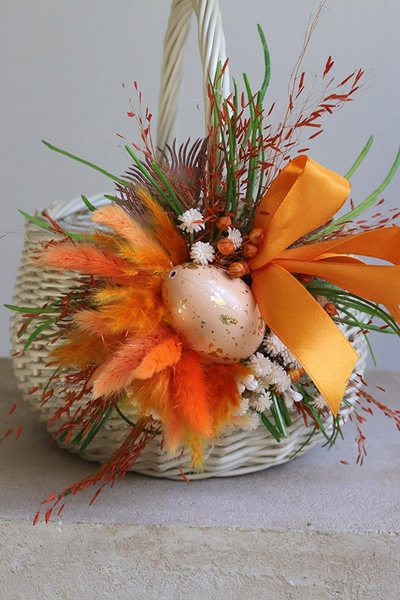 Orangis, dekorowany koszyczek wielkanocny