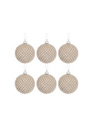 Decoriada Champagne plastikowe bombki w pudełku