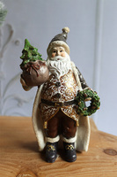 Santa Ornamenti Gold, świąteczna figurka mikołaj