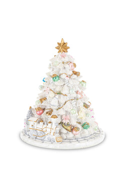 Cukierkowy Świat, świąteczna pozytywka choinka, wys.14.5cm