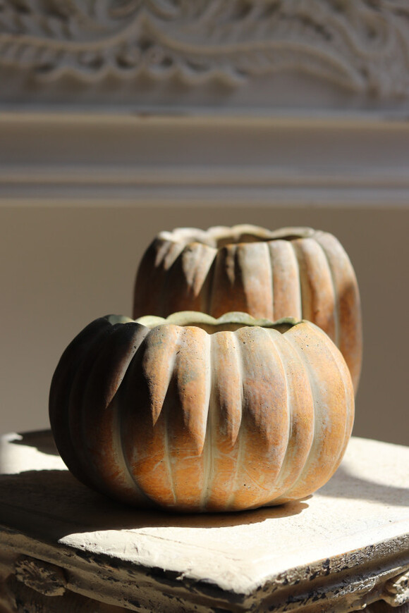 dekoracyjna osłonka / donica dynia, Pumpkin C