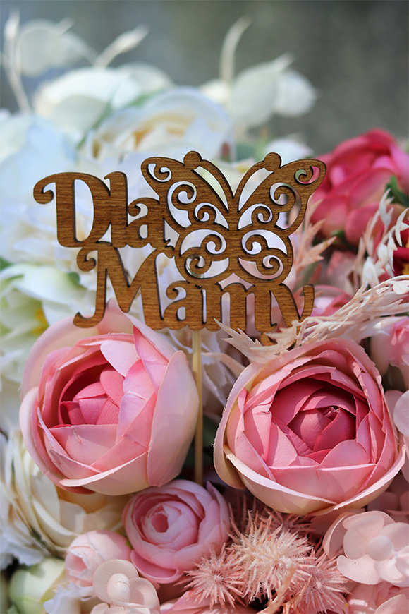 Alice Pastel Volcan, dekoracja nagrobna z dedykacją