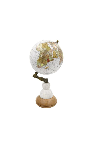 Marble World globus na kamiennej podstawie