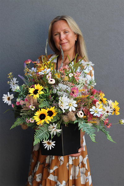 wiązanka nagrobna Nemosta, wym.85cm