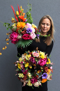 Kolores, zestaw dekoracji nagrobnych, wieniec + bukiet