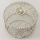 La Bella Creme, dekoracyjny pojemnik / puzderko, wym.13x16x16cm