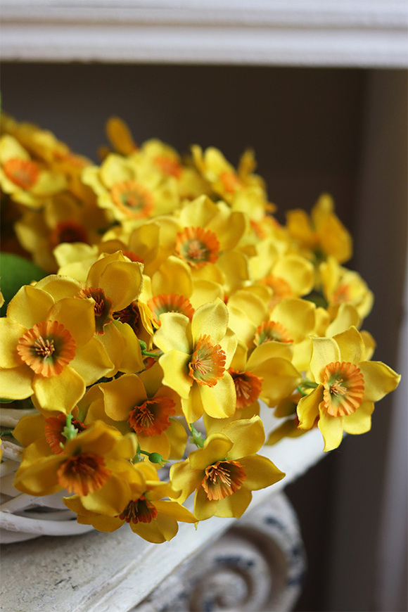 Żółta Energia, wielkanocny stroik z zajączkiem