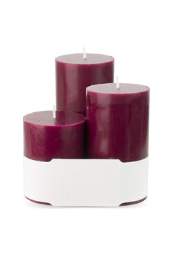 świeca zapachowa, A&C Trio Sweet Cherry, kpl.3szt 