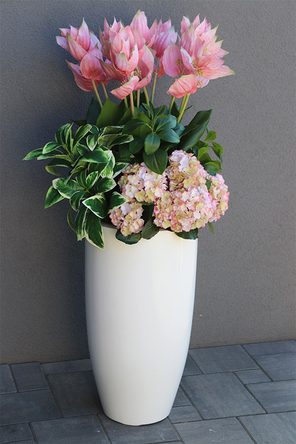 Medinilla Fiberglass, podłogowa dekoracja kwiatowa