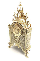 Impero, mosiężny zegar gabinetowy