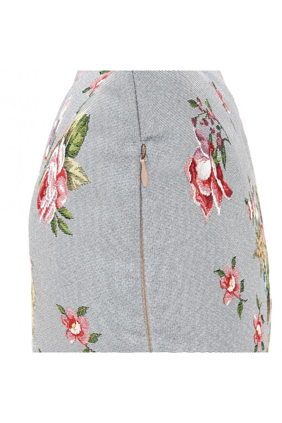 Rose Palace Grey, poszewka gobelinowa dwustronna