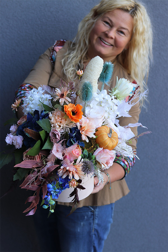 Vivaldi Theme Velvet, jesienny flowerbox