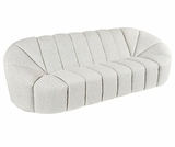 Glamour Bukla, szara sofa