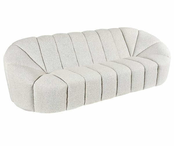 Glamour Bukla, szara sofa